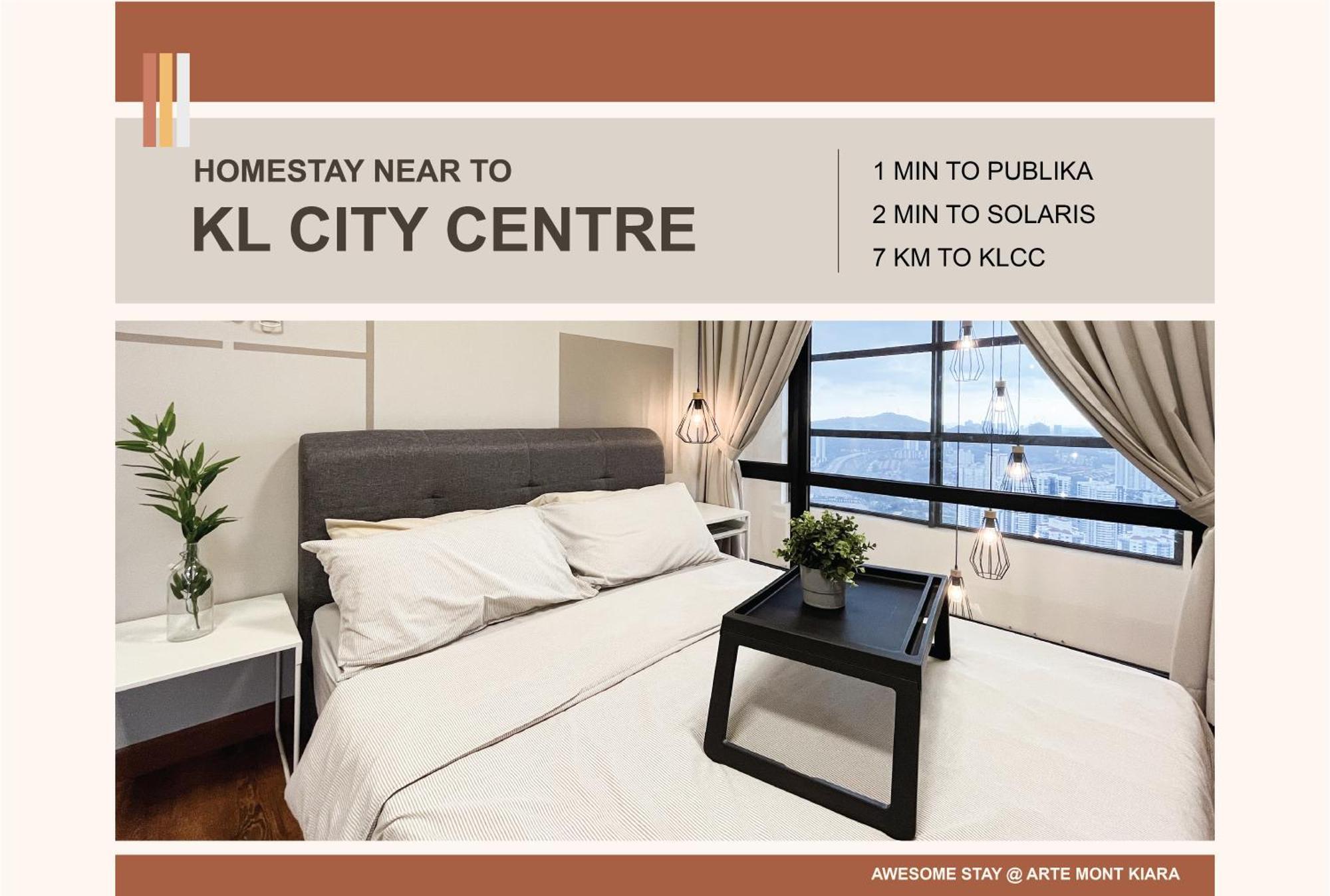 Nj Homestay At Arte Mont Kiara Kuala Lumpur Zewnętrze zdjęcie